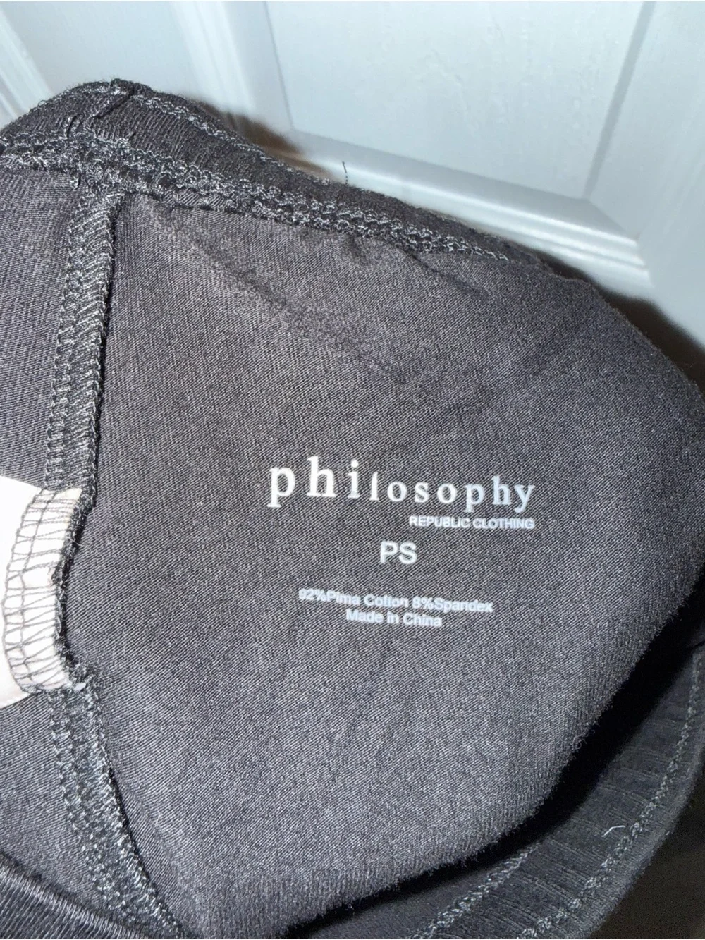 Philosophy Women’s Black Leggings Petite Small NWT Athletic Wear Athleisure Gym